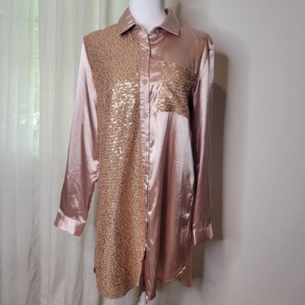 Satin Sequin Festival Dress